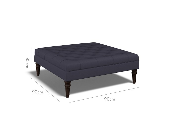 Monterey Large Footstool Shani Indigo