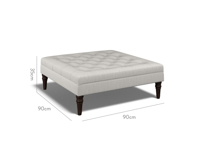 Monterey Large Footstool Zuri Flint