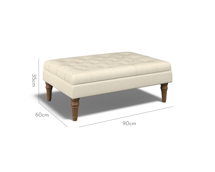 Monterey Medium Footstool Amina Alabaster