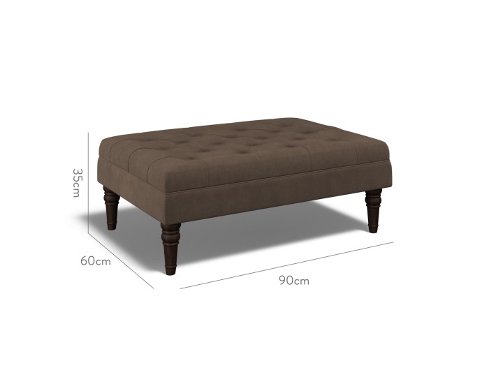 Monterey Medium Footstool Cosmos Espresso