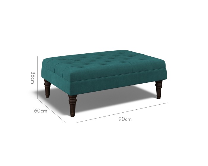 Monterey Medium Footstool Cosmos Jade