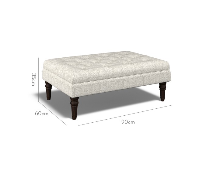 Monterey Medium Footstool Ellora Ash