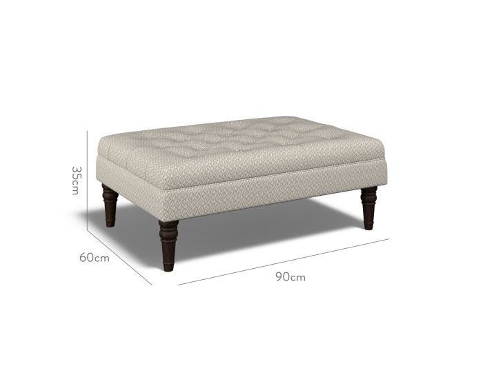 Monterey Medium Footstool Jina Natural