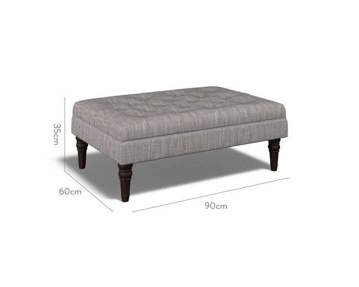 Monterey Medium Footstool Kalinda Taupe