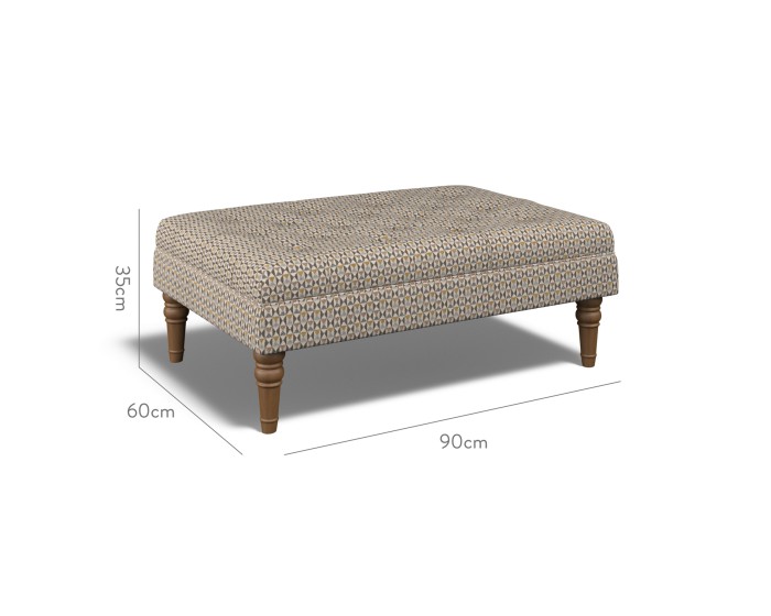 Monterey Medium Footstool Nala Ochre