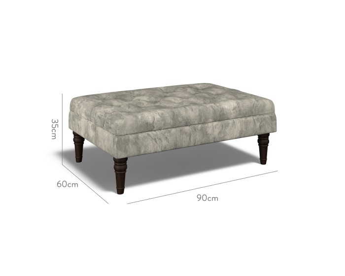 Monterey Medium Footstool Namatha Charcoal