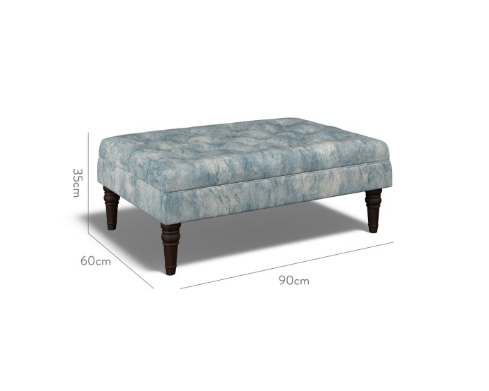 Monterey Medium Footstool Namatha Denim