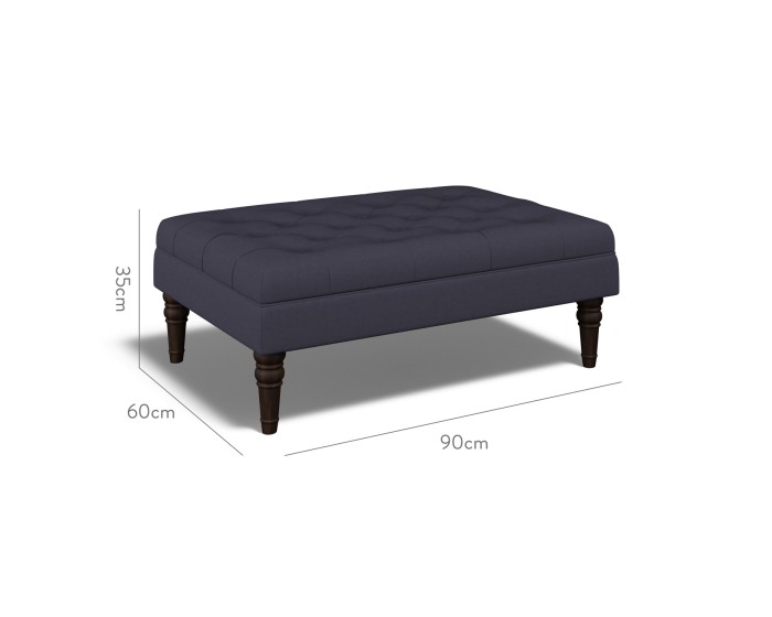 Monterey Medium Footstool Shani Indigo