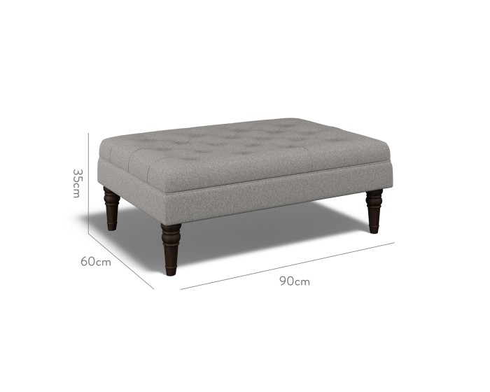 Monterey Medium Footstool Viera Fog 