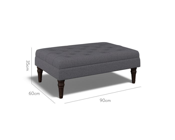 Monterey Medium Footstool Viera Indigo