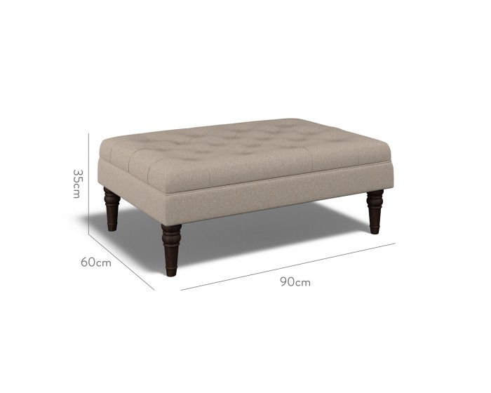 Monterey Medium Footstool Viera Stone