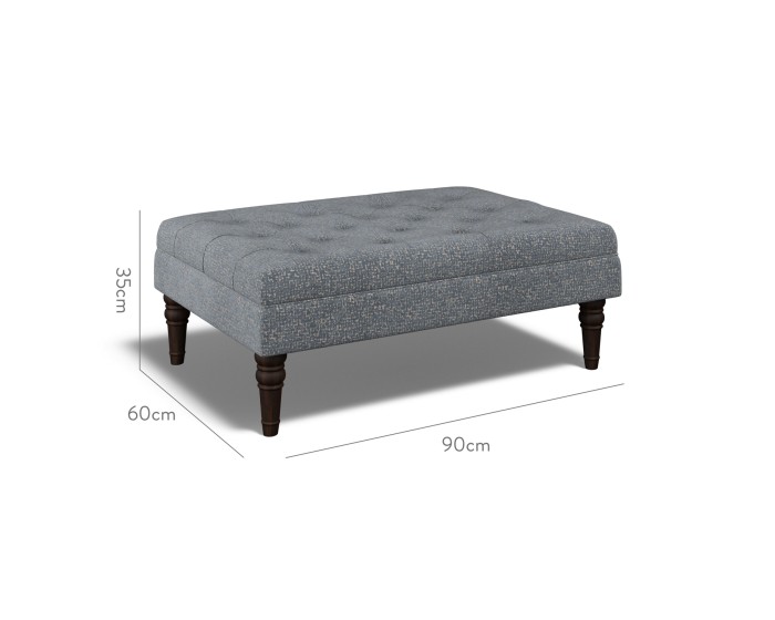 Monterey Medium Footstool Yana Denim