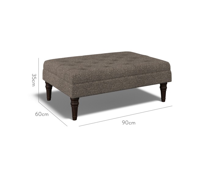 Monterey Medium Footstool Yana Espresso