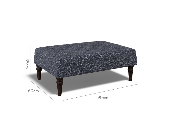 Monterey Medium Footstool Yana Indigo