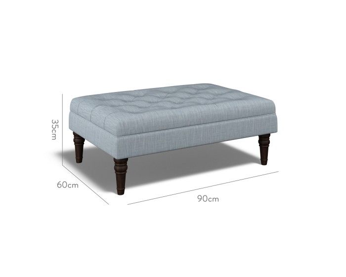 Monterey Medium Footstool Zuri Sky