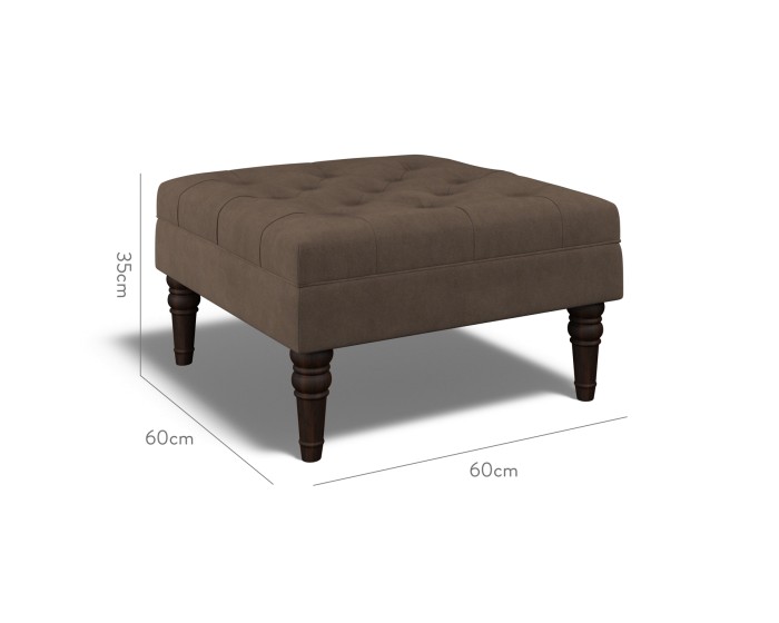 Monterey Small Footstool Cosmos Espresso