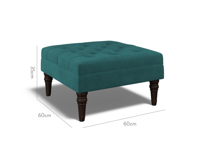 Monterey Small Footstool Cosmos Jade