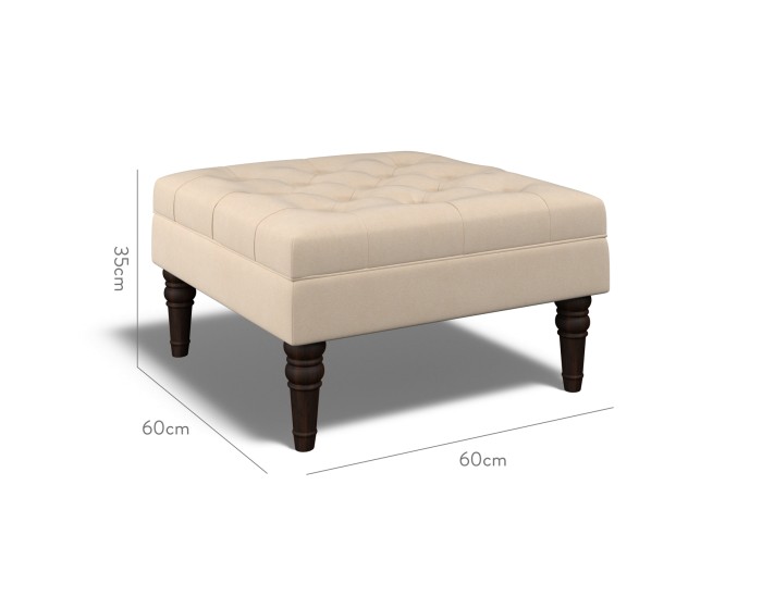 Monterey Small Footstool Cosmos Linen