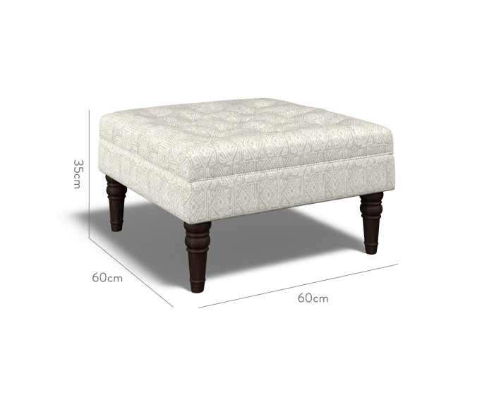 Monterey Small Footstool Ellora Ash