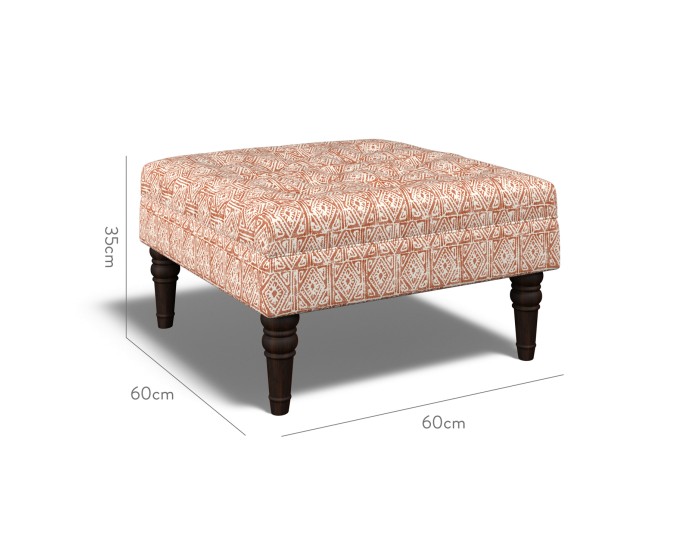 Monterey Small Footstool Ellora Cinnamon