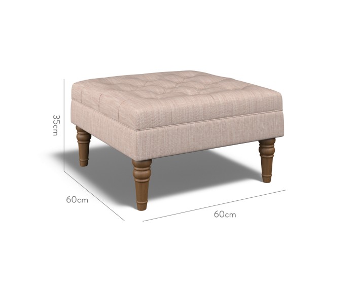 Monterey Small Footstool Kalinda Blush