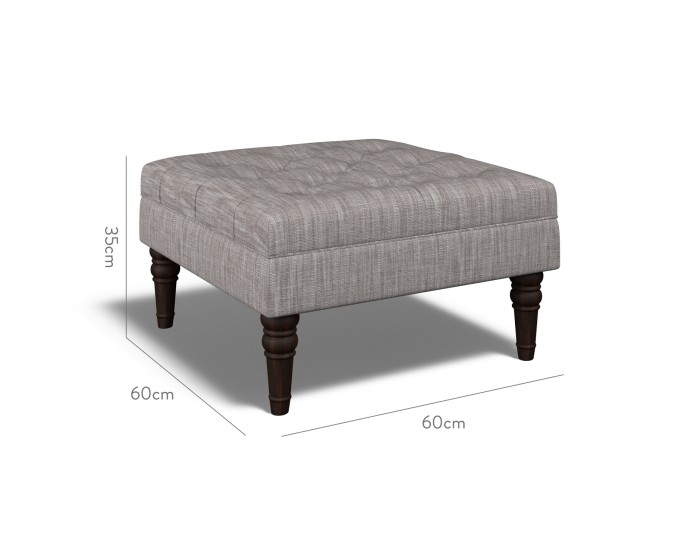 Monterey Small Footstool Kalinda Taupe