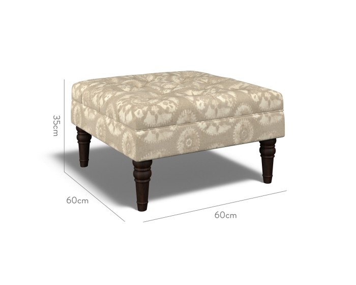 Monterey Small Footstool Nubra Linen