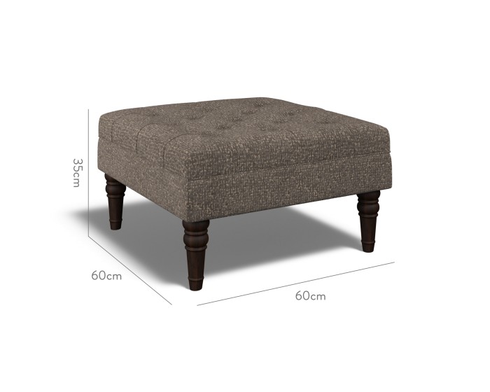 Monterey Small Footstool Yana Espresso