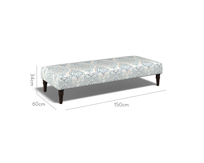 Savannah Extra Large Stool Suhani Azure