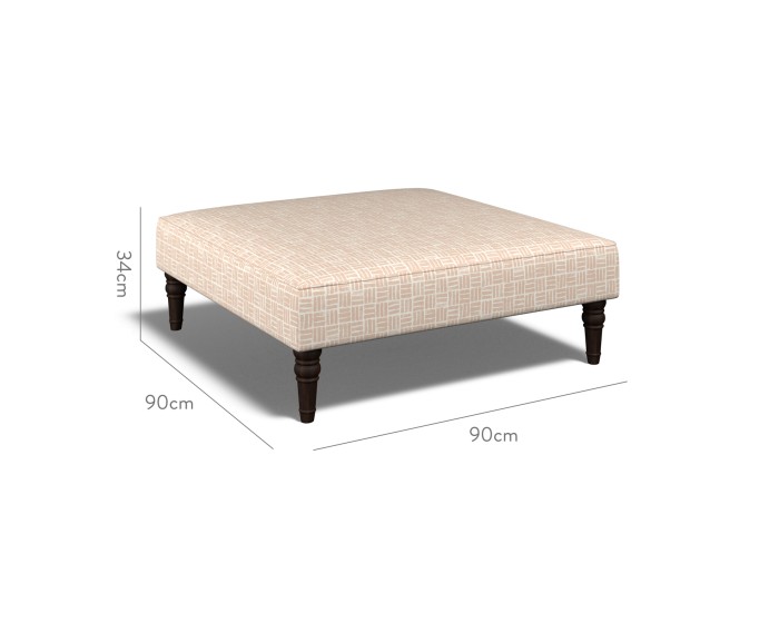 Savannah Large Stool Atlas Rose