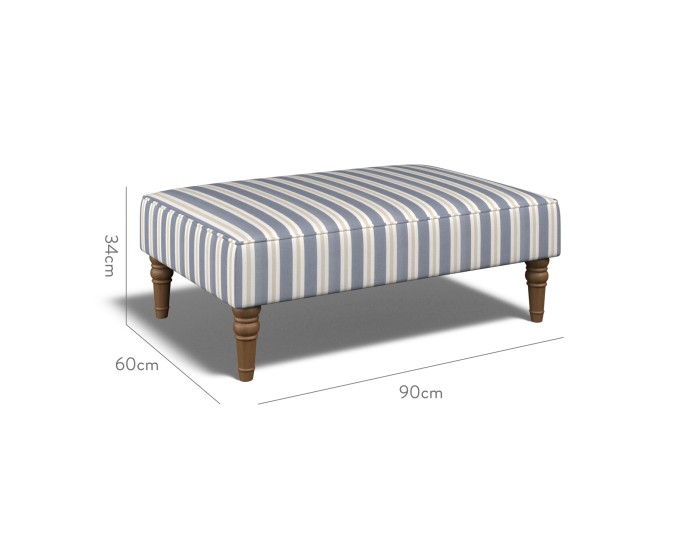 Savannah Medium Stool Fayola Indigo