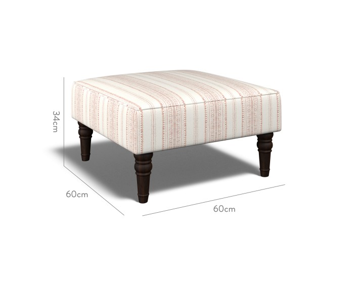 Savannah Small Stool Bodo Stripe Ginger