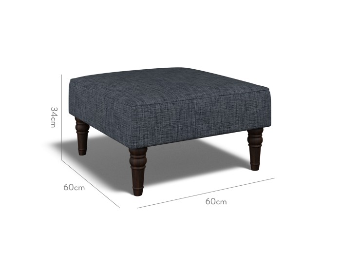 Savannah Small Stool Kalinda Indigo