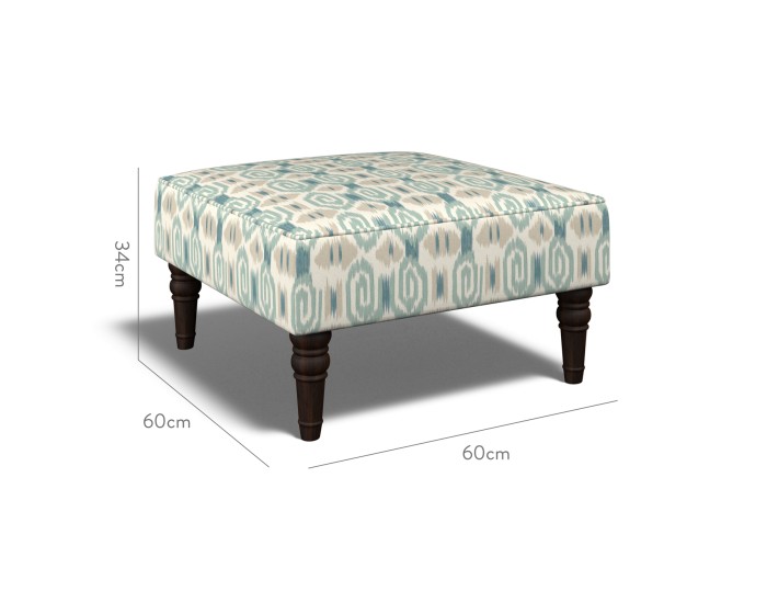 Savannah Small Stool Odisha Teal