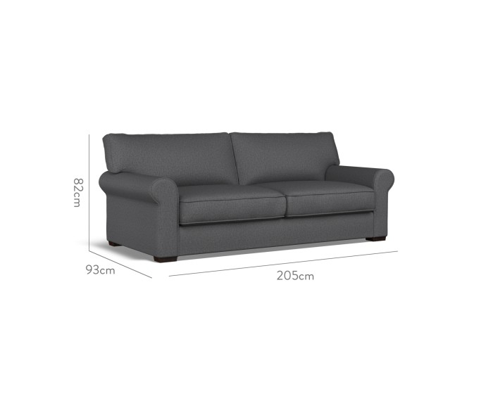 Vermont Large Sofa Bisa Charcoal