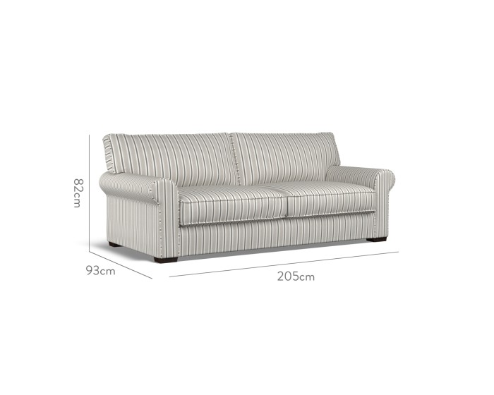 Vermont Large Sofa Fayola Smoke