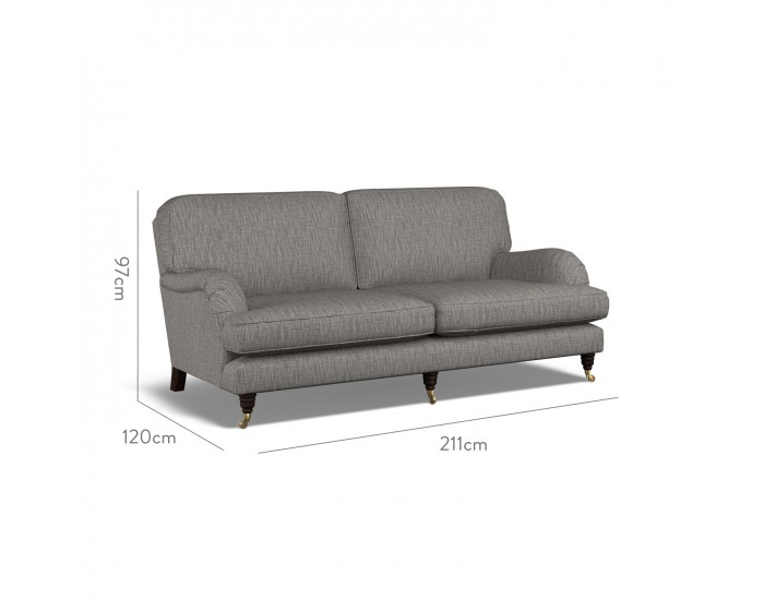 Bliss Large Sofa Kalinda Charcoal