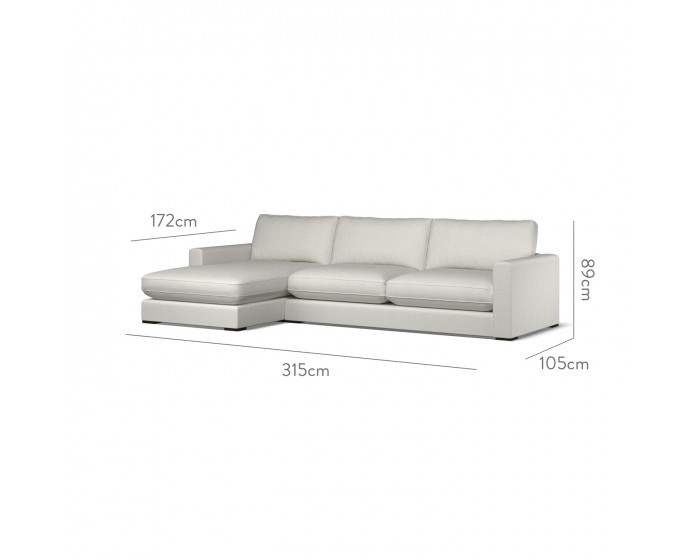 Cloud Large Chaise LHF Jina Dove