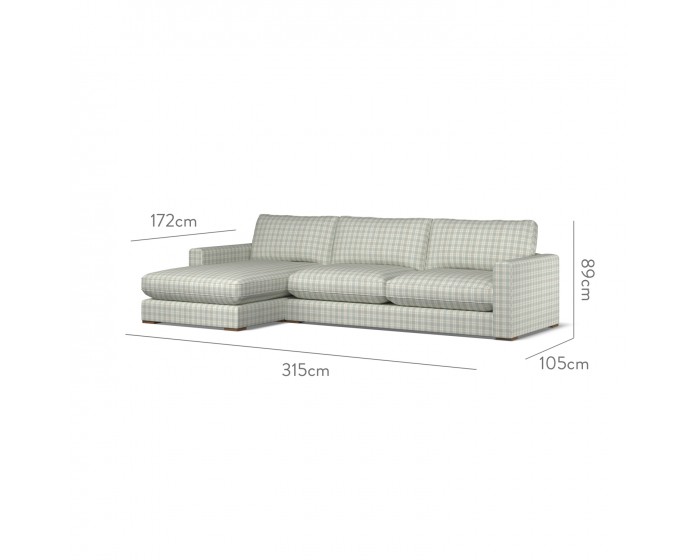 Cloud Large Chaise LHF Kali Mineral