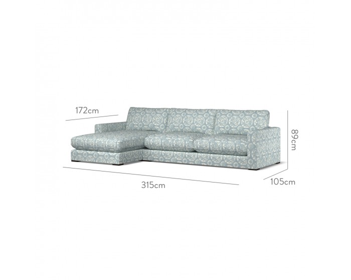 Cloud Large Chaise LHF Nubra Denim