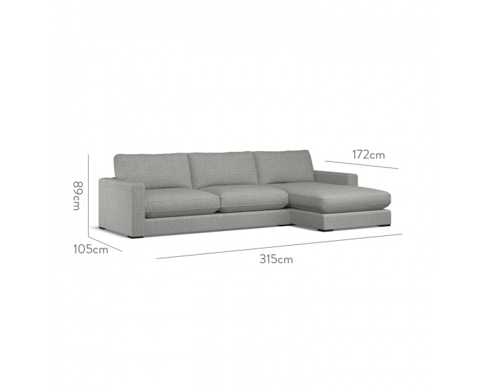 Cloud Large Chaise RHF Desta Denim