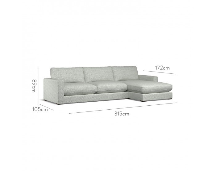 Cloud Large Chaise RHF Desta Sky