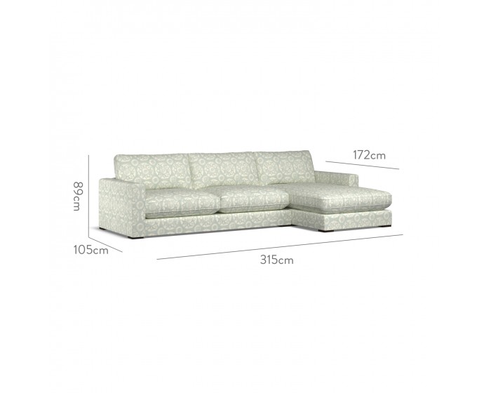 Cloud Large Chaise RHF Nubra Mineral