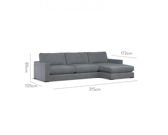 Cloud Large Chaise RHF Yana Denim