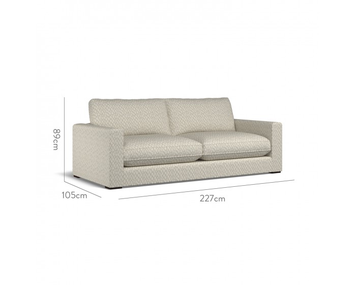 Cloud Large Sofa Nia Pebble