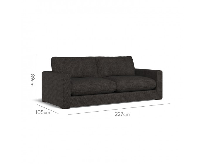 Cloud Large Sofa Safara Charcoal