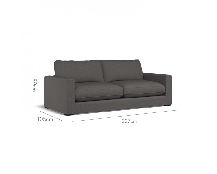 Cloud Large Sofa Viera Charcoal