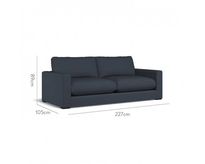 Cloud Large Sofa Zuri Indigo