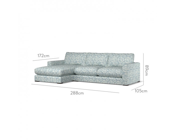 Cloud Medium Chaise LHF Nubra Denim