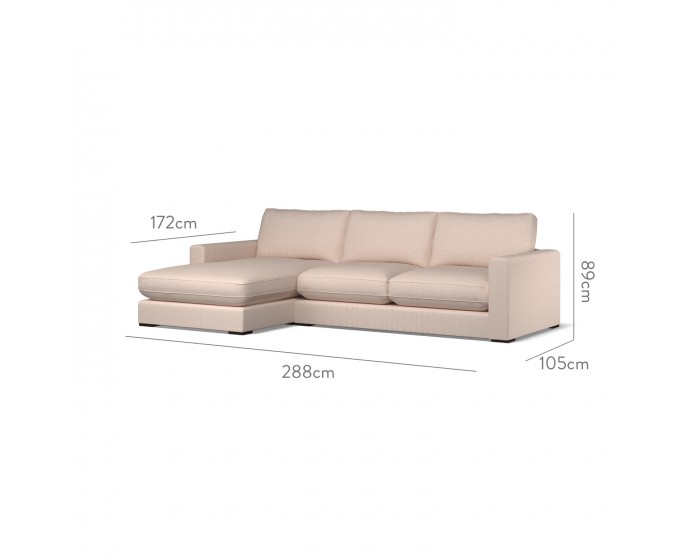 Cloud Medium Chaise LHF Sabra Blush